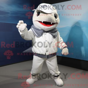 White Tuna mascot costume...