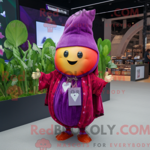 Magenta majroe maskot...
