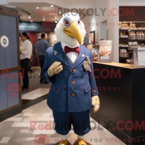 Navy Chicken mascot costume...