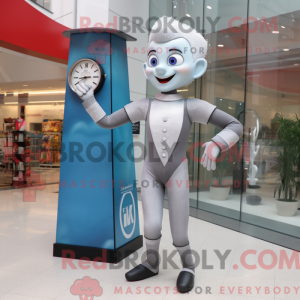 Grå Acrobat maskot kostume...