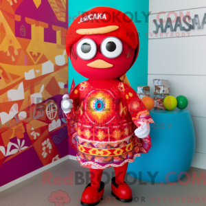 Red Shakshuka mascot...