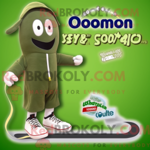 Olive Phone máscara kostyme...