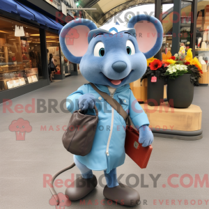 Sky Blue Ratatouille mascot...