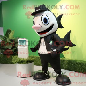 Oliven Killer Whale maskot...