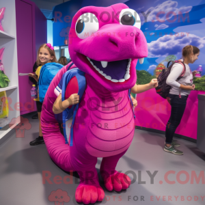 Magenta Titanoboa mascot...