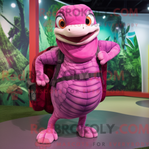 Magenta Titanoboa mascot...