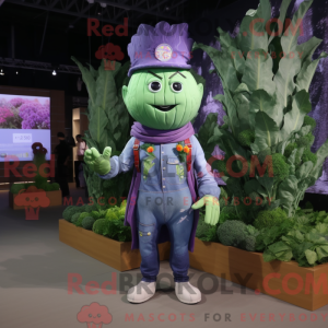 Lavendel-Spinat-Maskottchen...