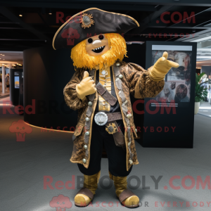 Gull Pirate maskot drak...