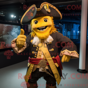 Gull Pirate maskot drak...
