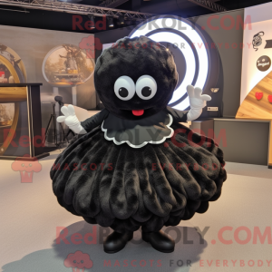 Black Oyster mascot costume...