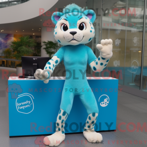 Disfraz de mascota Cyan...
