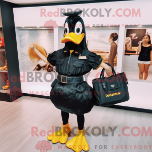Máscara de Pato Preto usada...