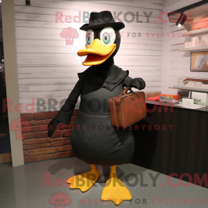 Black Duck mascot costume...