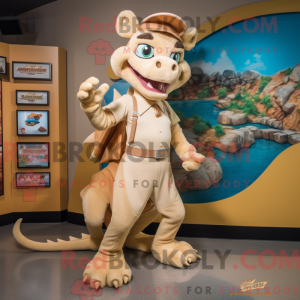 Figura de máscara de dragão...