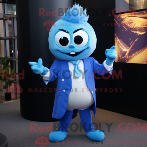 Sky Blue Onion mascot...