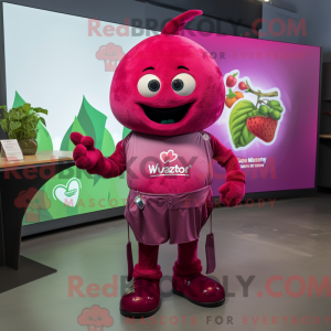 Magenta Raspberry mascot...