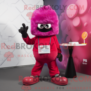 Magenta bringabær maskot...