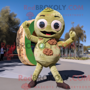 Postava maskota Olive Donut...