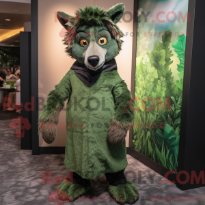 Forest Green Hyena mascot...