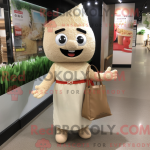 Beige Fried Rice mascot...