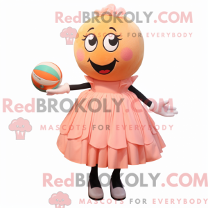 Peach Volleyball Ball...