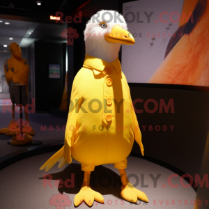 Yellow Gull maskot...