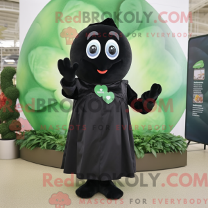 Black Spinach mascot...