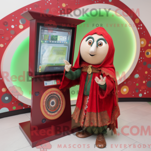Red Celtic Harp mascot...