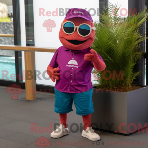 Figura de máscara Magenta...