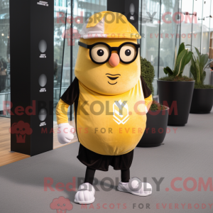 Gold Potato mascot costume...