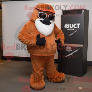 Rust Ice mascot costume...