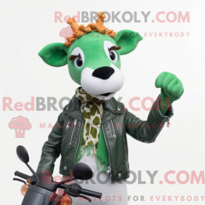 Forest Green Giraffe mascot...