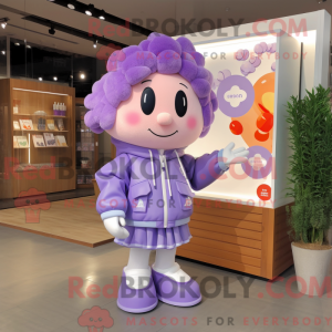 Lavender Candy Box mascot...