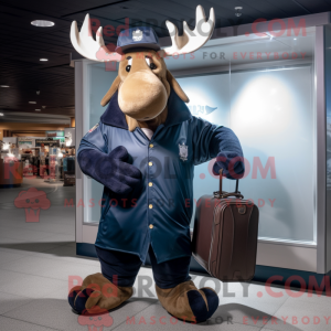 Postava maskota Navy Moose...