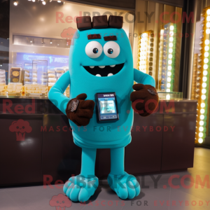 Postava maskota Cyan...