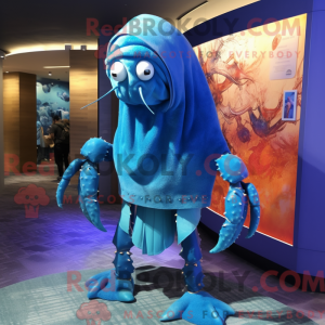 Maskottchenkostüm Blauer...