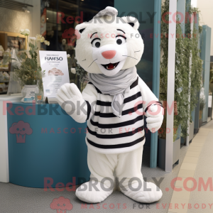 White Tiger maskot...