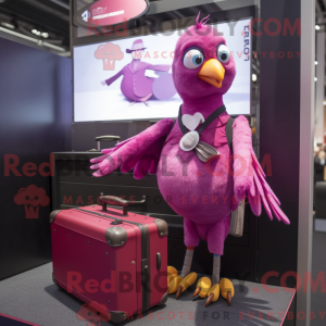 Magenta Pigeon maskot...