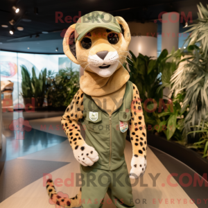 Costume mascotte de guépard...