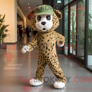 Olive Cheetah mascot...