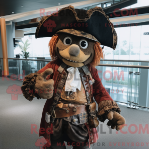 Figura de máscara de pirata...