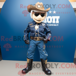 Navy Cowboy Maskottchen...