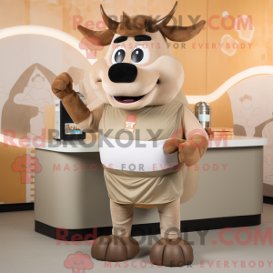 Tan Beef Stroganoff mascot...