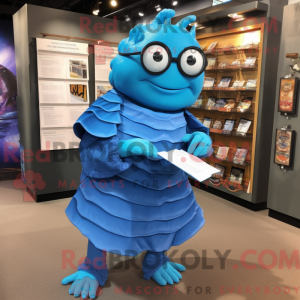 Máscara azul Trilobite com...