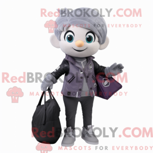 Maskottchenkostüm Gray Plum...