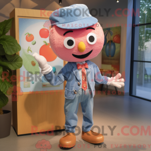 Peach Magician Maskottchen...