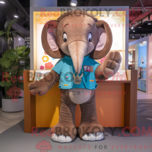 Brown Elephant mascot...