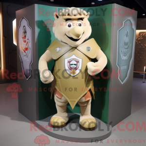 Figura de máscara de escudo...