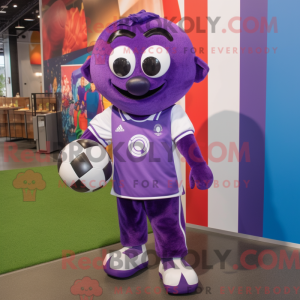 Purple Soccer Ball...