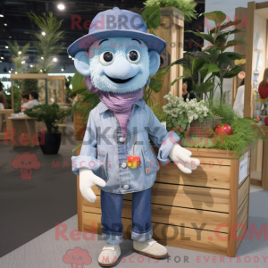 Plum mascot costume...